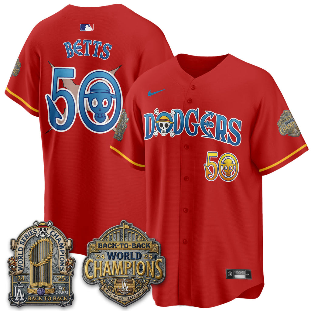 Los Angeles Dodgers Japanese Cartoon Vapor Limited Jersey - Stitched