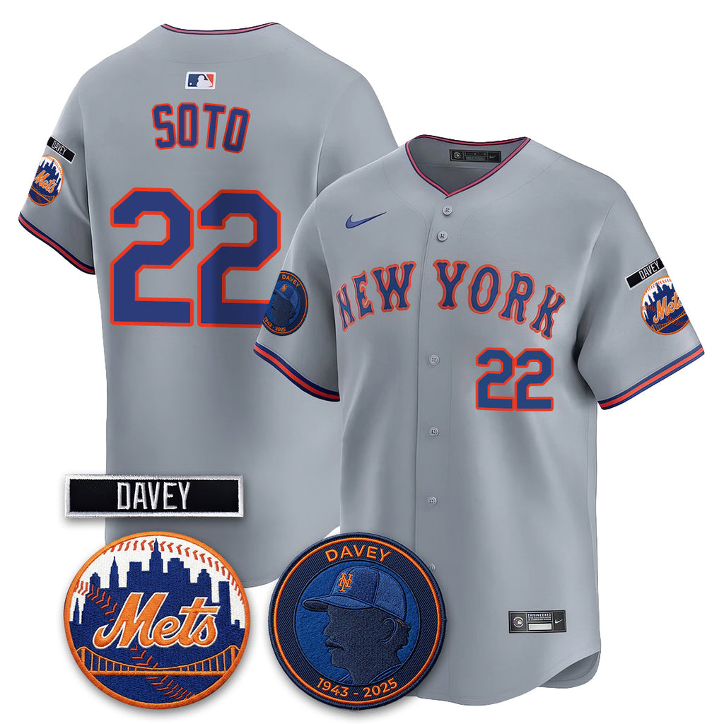 New York Mets 2026 Davey Johnson In Memoriam Vapor Limited Jersey - All Stitched