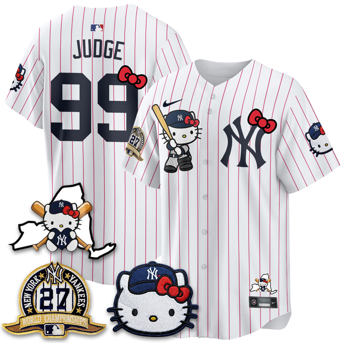 New York Yankees Meow KT 2026 Vapor Limited Jersey - All Stitched