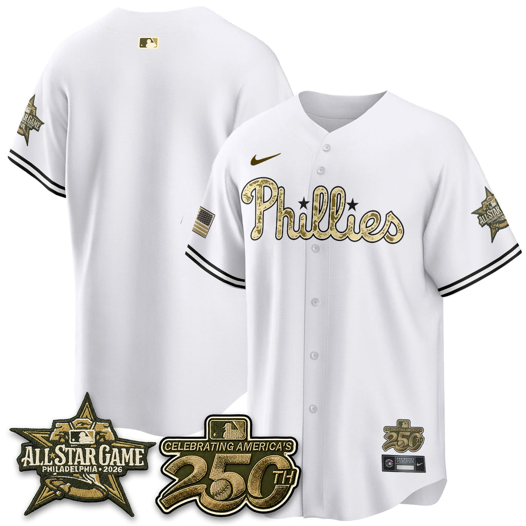 Philadelphia Phillies  2026 Armed Forces Day Jersey V3 - All Stitched