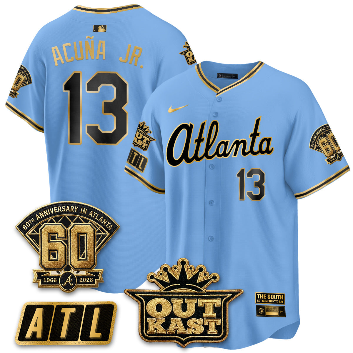 Atlanta Braves 2026 Gothic Edition Vapor Limited Jersey - All Stitched