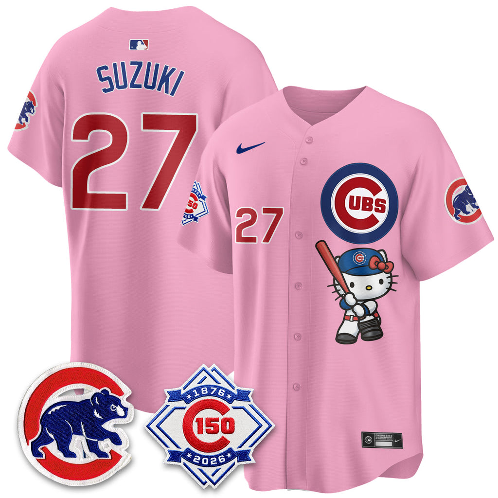 Chicago Cubs x Meow KT Vapor Premier Limited Jersey - All Stitched