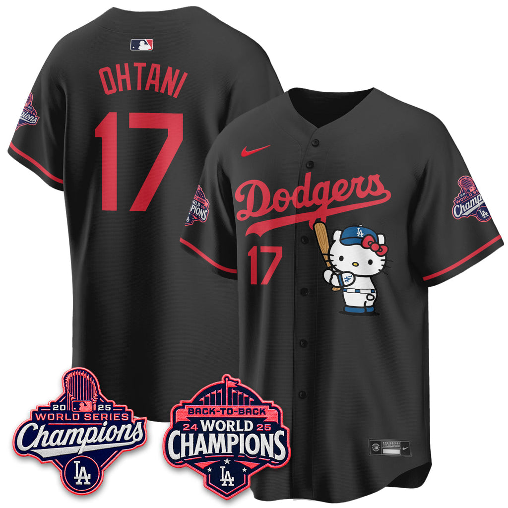 Los Angeles Dodgers x Hello Kitty Night 2026 Vapor Jersey - All Stitched