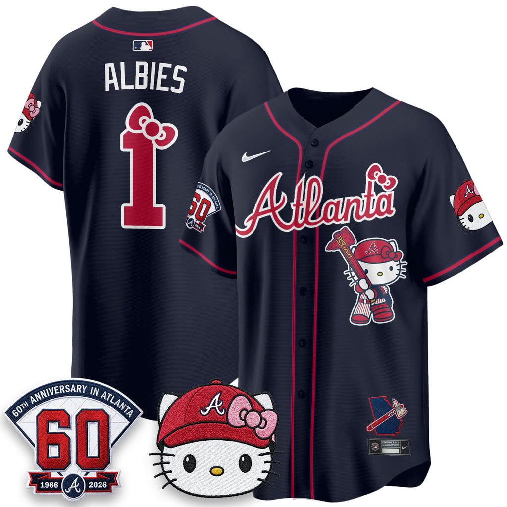 Atlanta Braves x Meow KT 2026 Vapor Limited Jersey - All Stitched