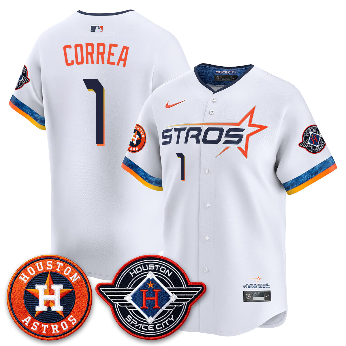 Houston Astros 2026 Space City Vapor Limited Jersey - All Stitched