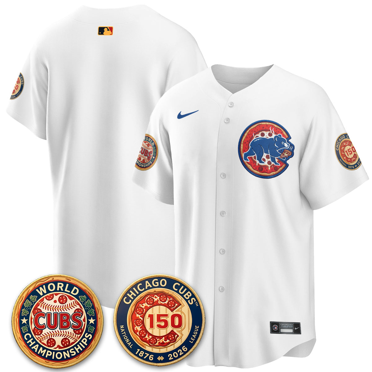 CHC Deep Dish Pizza Vapor Limited Royal Jersey - Stitched