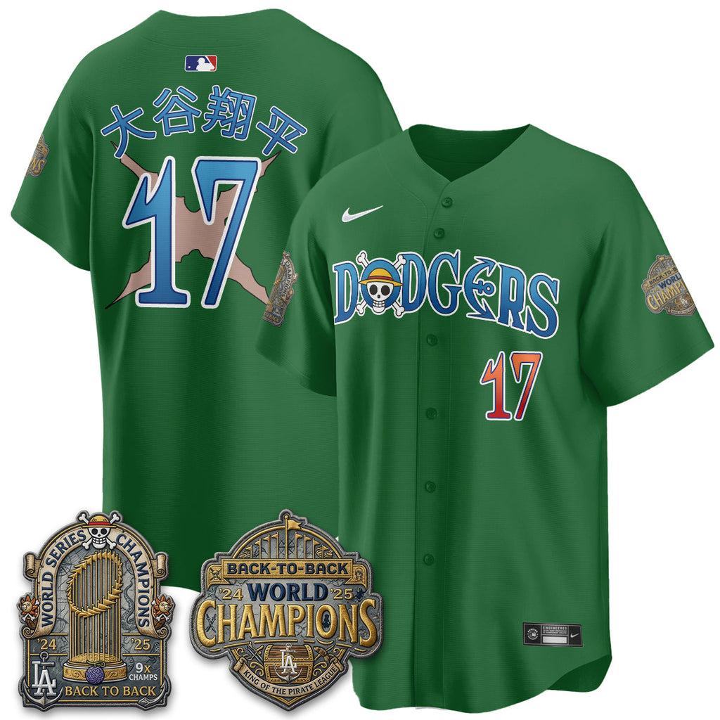 Los Angeles Dodgers Japanese Cartoon Vapor Limited Jersey - Stitched