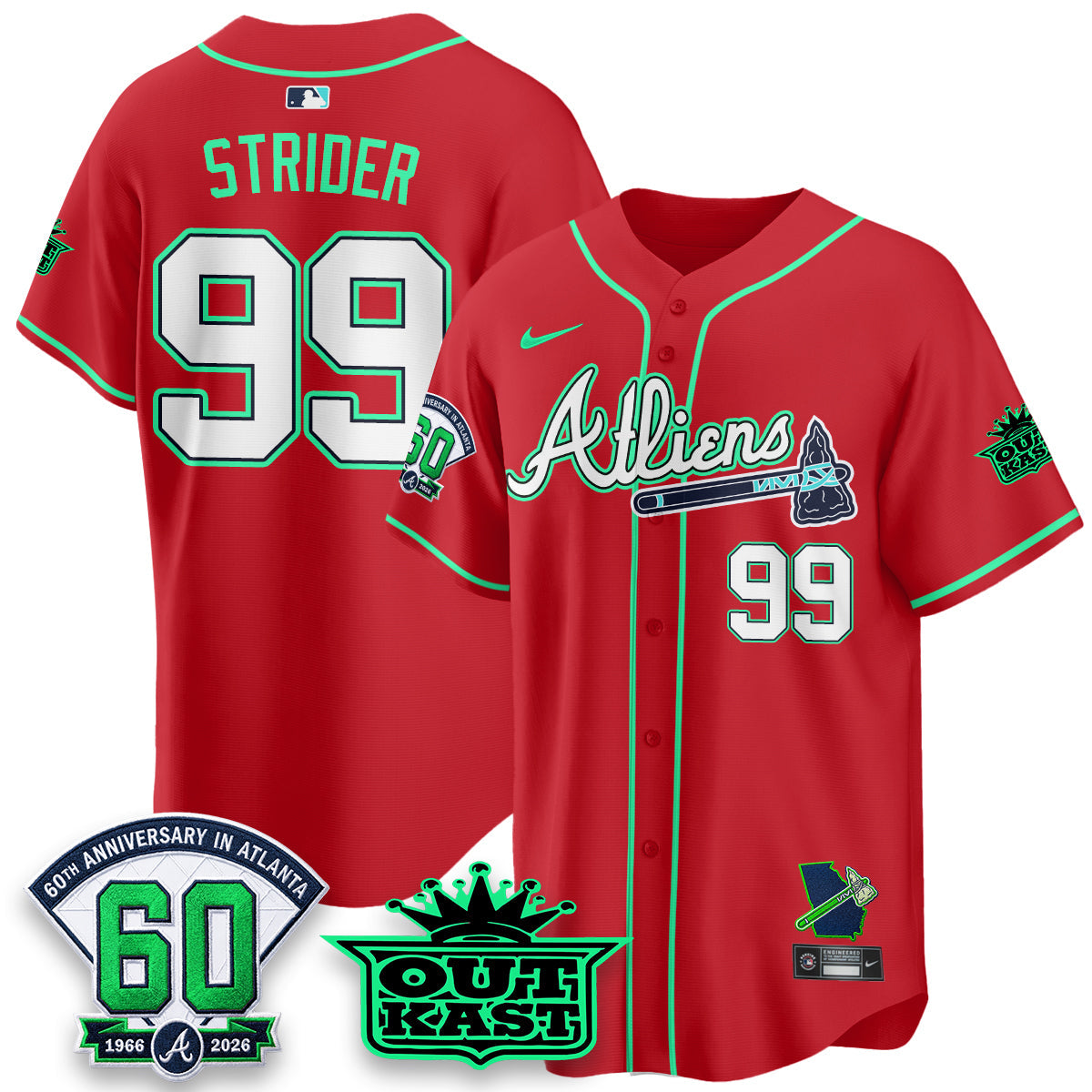 ATL x Atliens Cool Base Galaxy Version Jersey - Stitched (28)