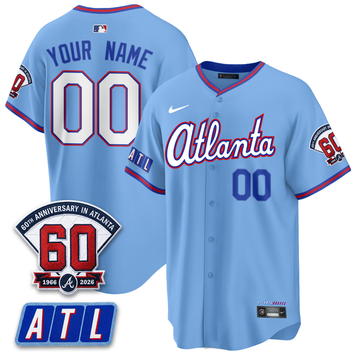 ATL 2026 City Connect Vapor Limited Custom Jersey - All Stitched V3