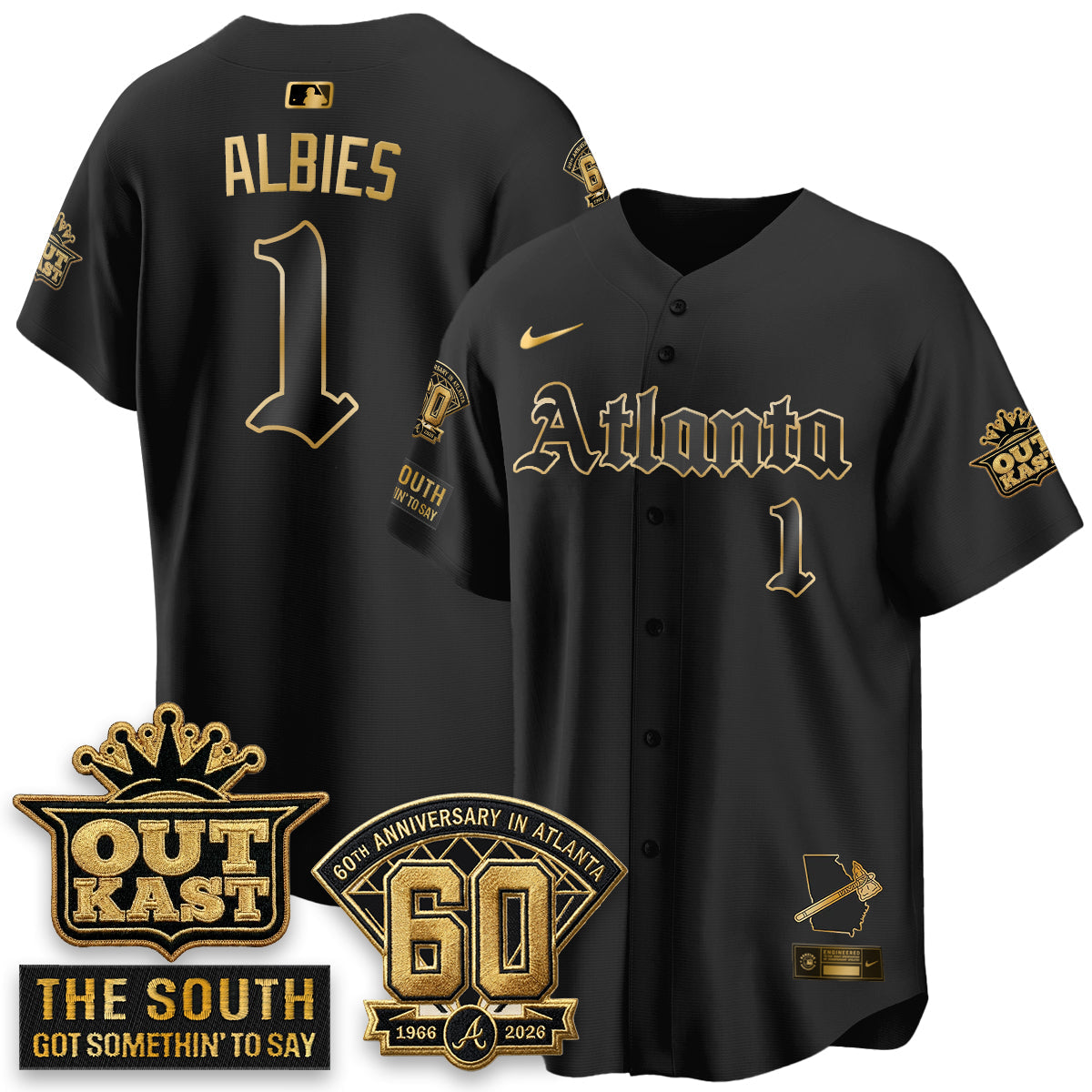 Atlanta Braves 2026 Gothic Edition Vapor Limited Jersey - All Stitched