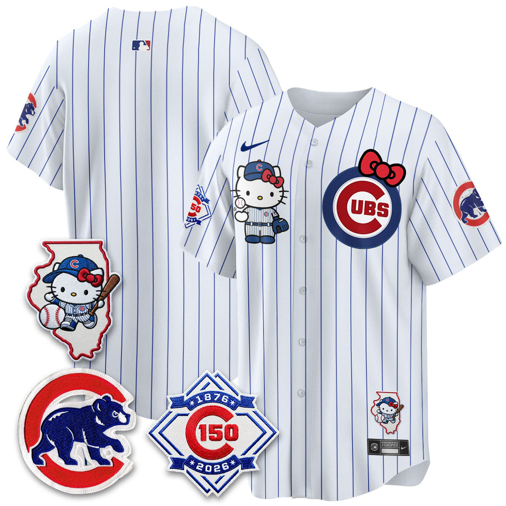 Chicago Cubs x Meow KT Vapor Premier Limited Jersey - All Stitched V2