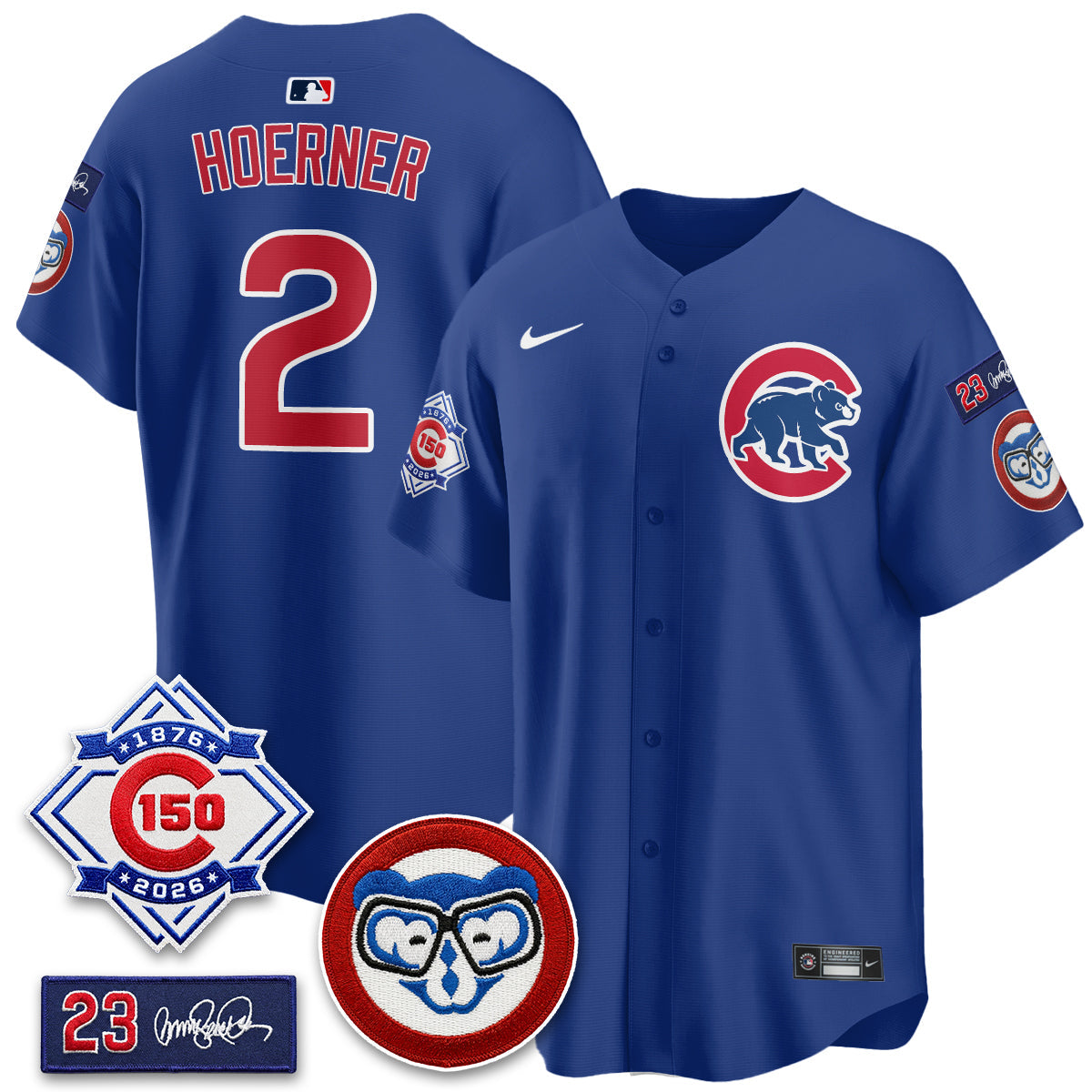Chicago Cubs 150th Anniversary Holy Cow Vapor Premier Limited Men Jersey - All Stitched