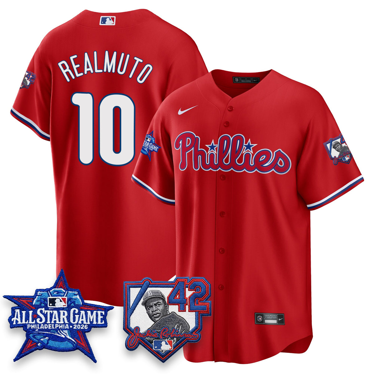 Philadelphia Phillies 2026 Jackie Robinson New Era - All Star Game Vapor Limited Jersey - All Stitched