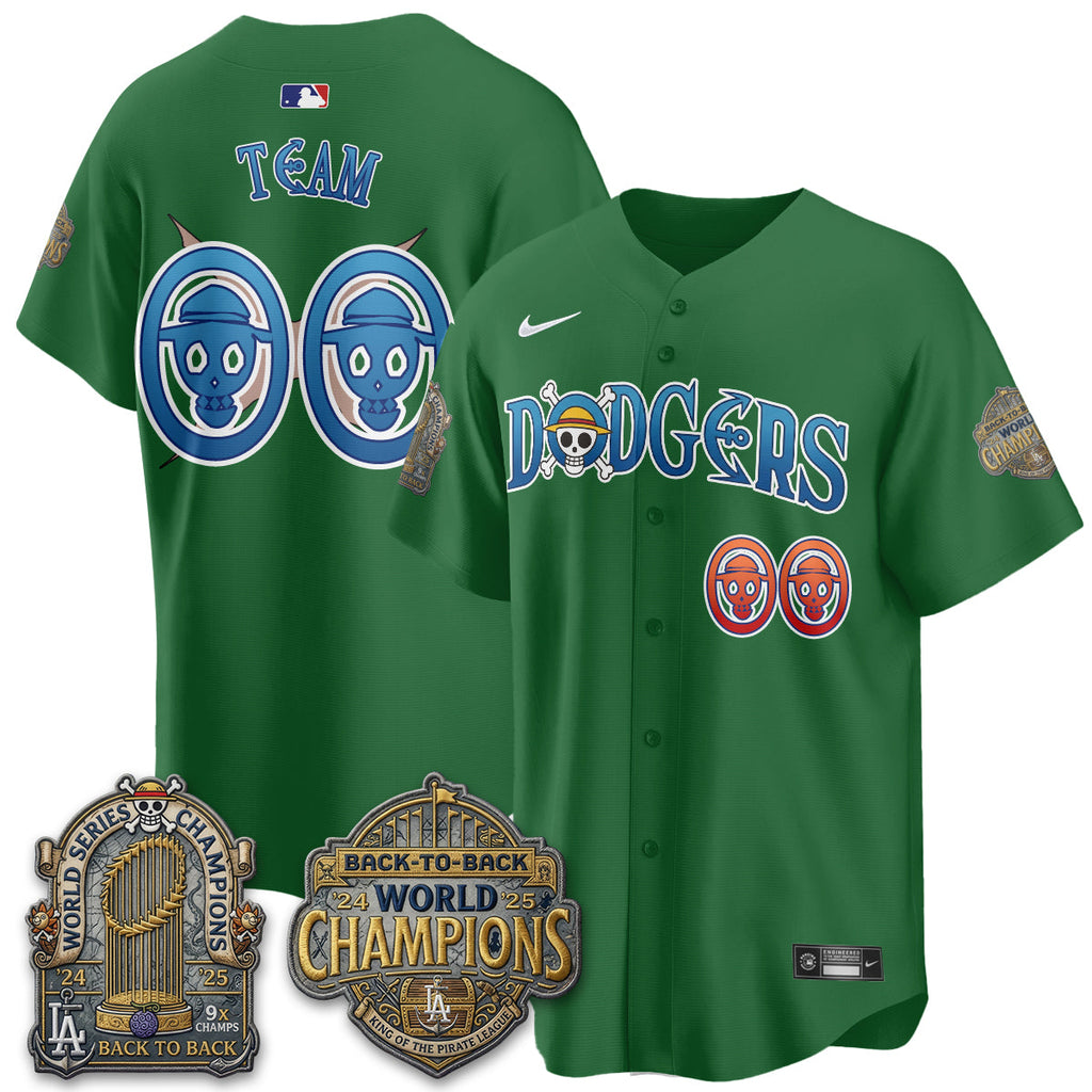 Los Angeles Dodgers Japanese Cartoon Vapor Limited Jersey - Stitched