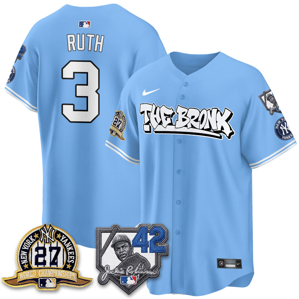 New York Yankees The Bronx 2026 Jackie Robinson Day Vapor Limited Jersey - All Stitched