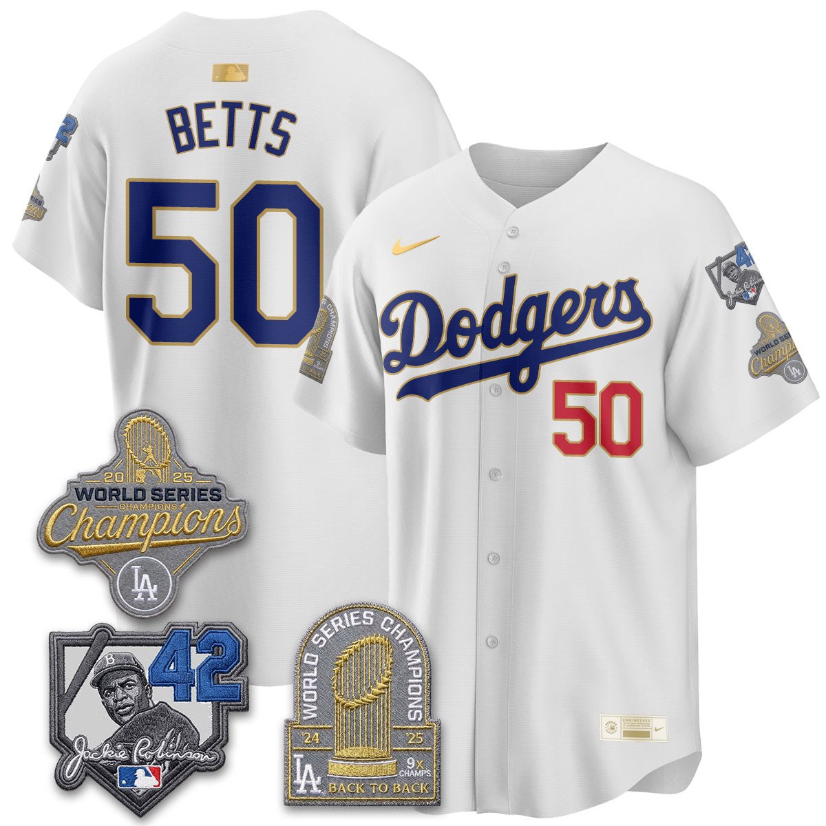 LAD 2026 Jackie Robinson New Era Vapor Limited Jersey - All Stitched