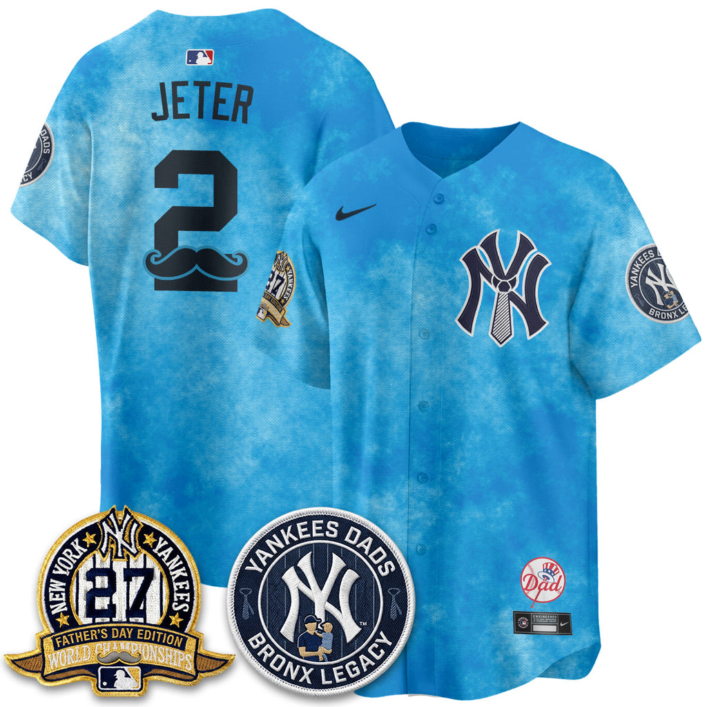 New York Yankees Happy Father's Day 2026 Jersey - Stitched