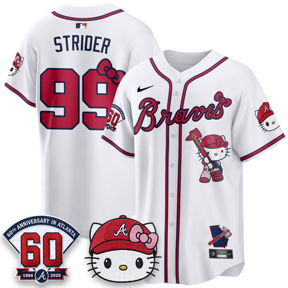 ATL x Meow KT 2026 Limited City Connect Jersey - Stitched