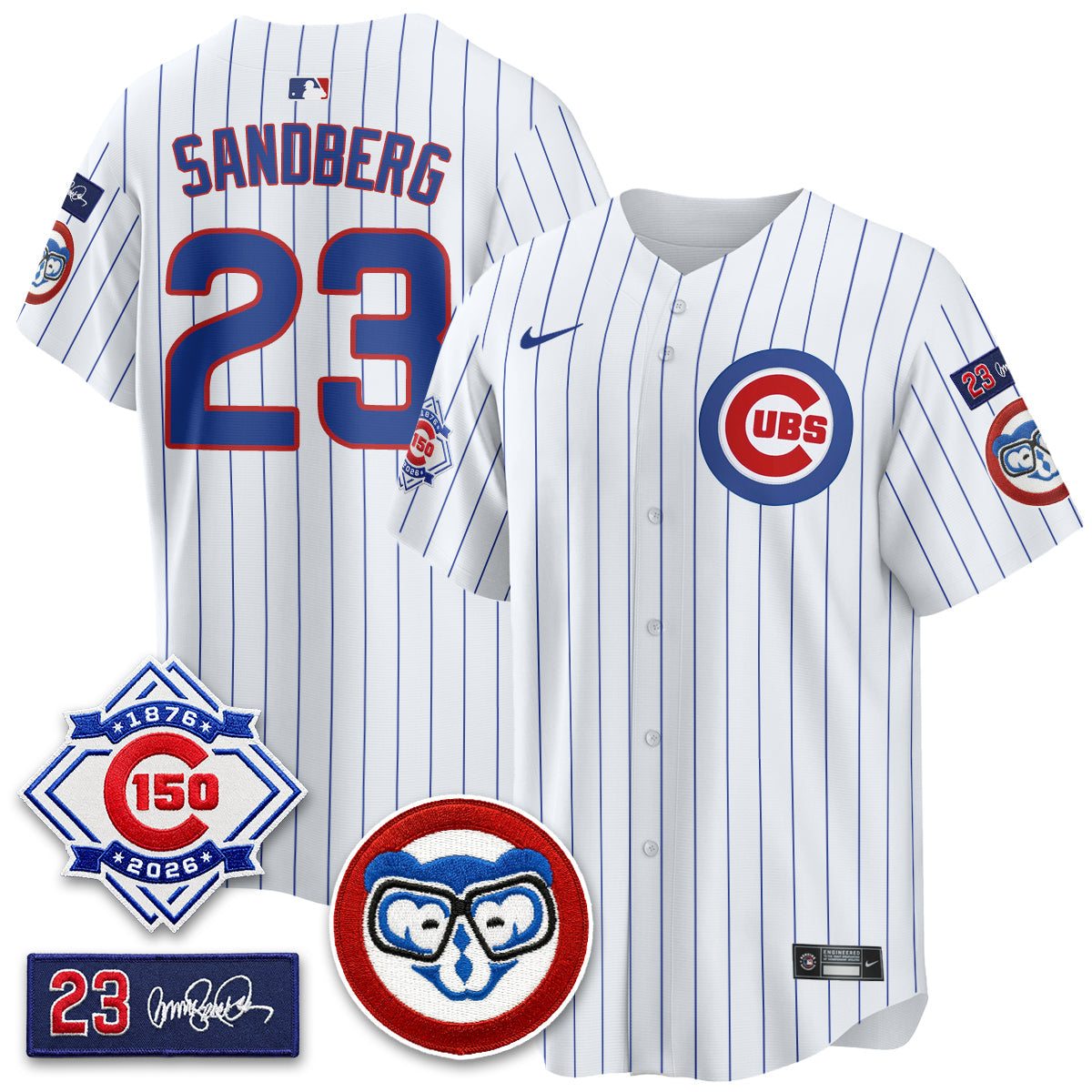 Chicago Cubs 150th Anniversary Holy Cow Vapor Premier Limited Jersey - All Stitched