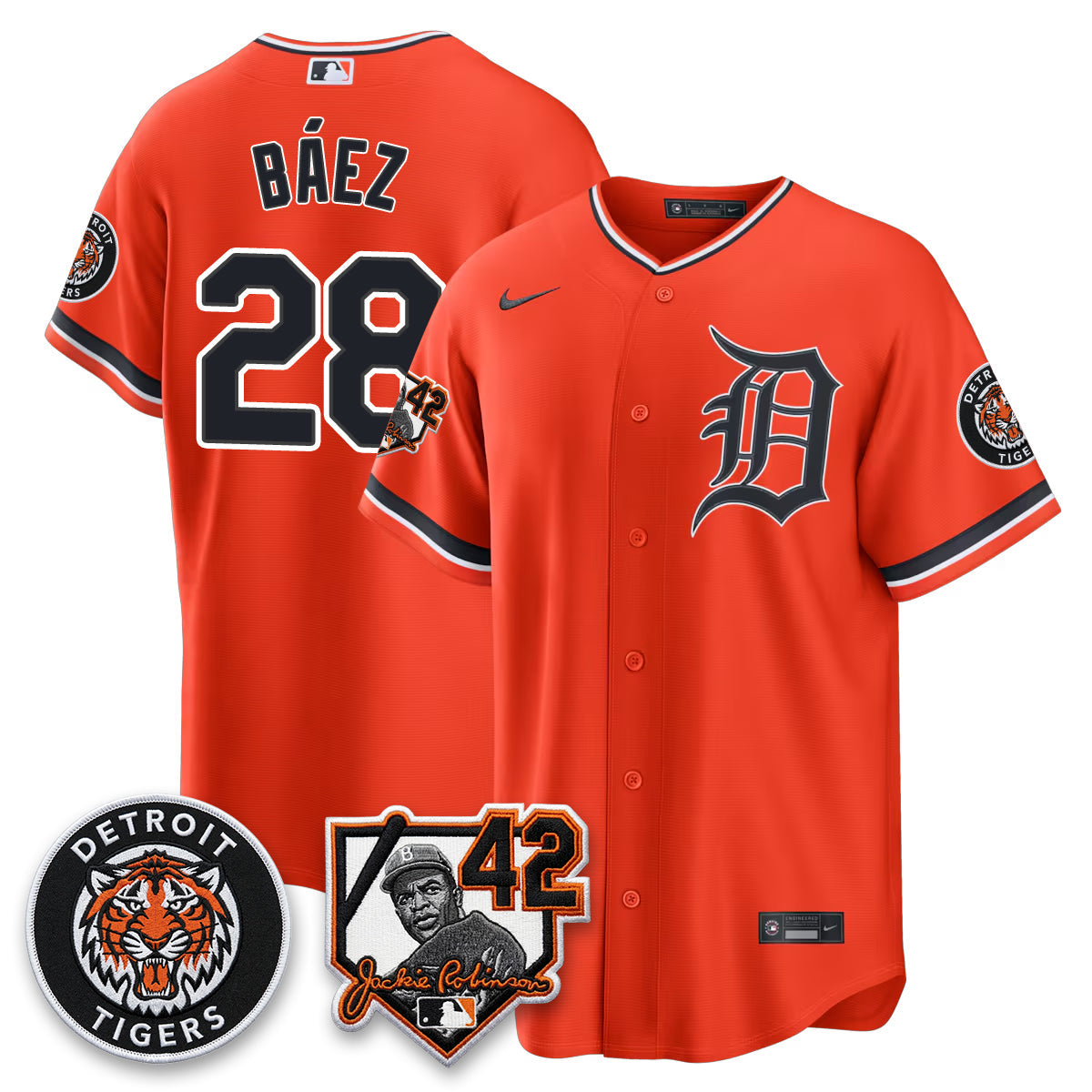 Detroit Tigers 2026 Jackie Robinson Day Vapor Limited Jersey - All Stitched