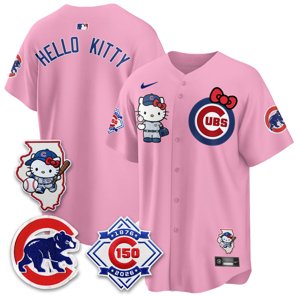 Chicago Cubs x Meow KT Vapor Premier Limited Jersey - All Stitched V2