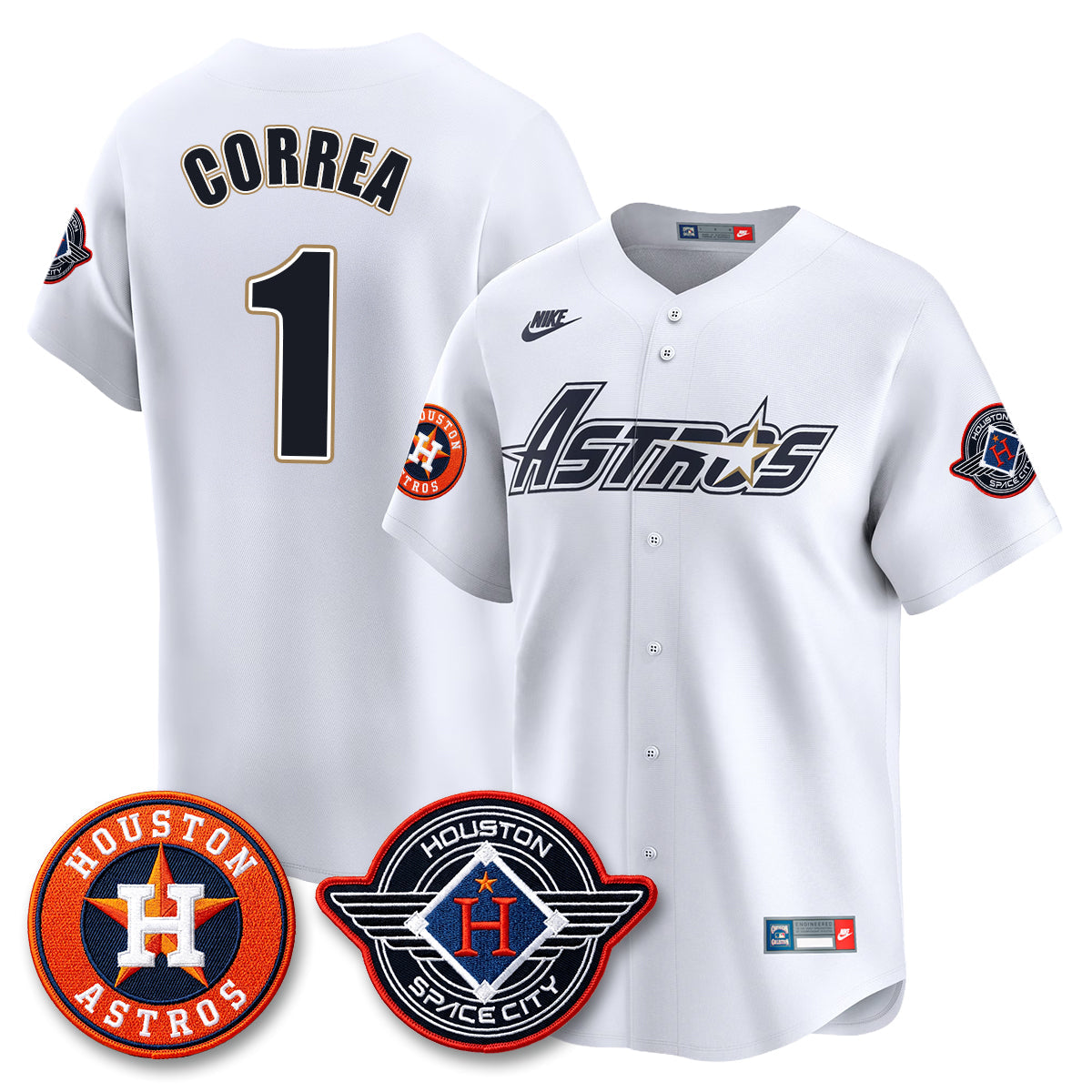 Houston Astros 2026 Space City Vapor Limited Jersey - All Stitched