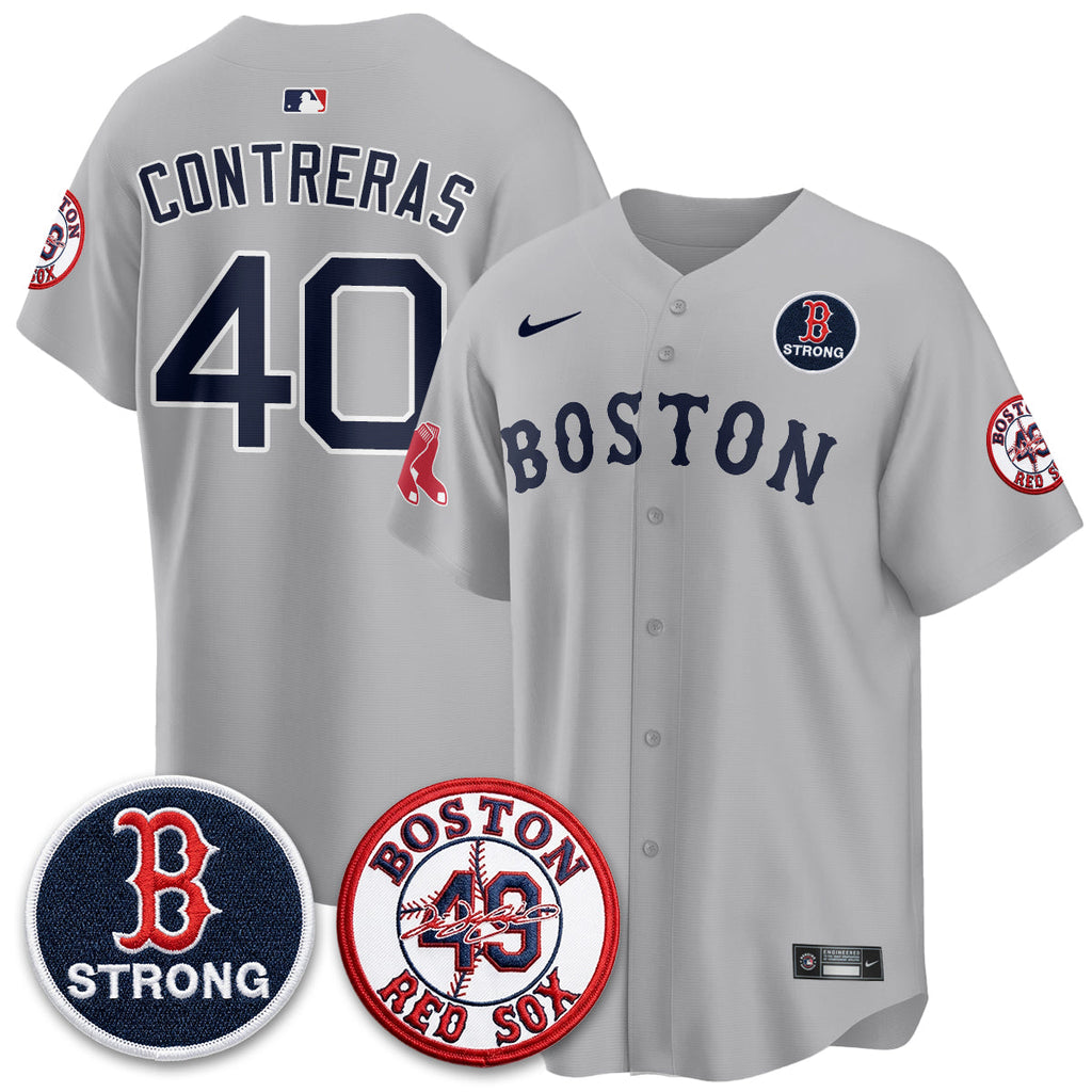 Boston Red Sox Tim Wakefield Memorial Patch Vaper Premier Limited Jersey - All Stitched V2