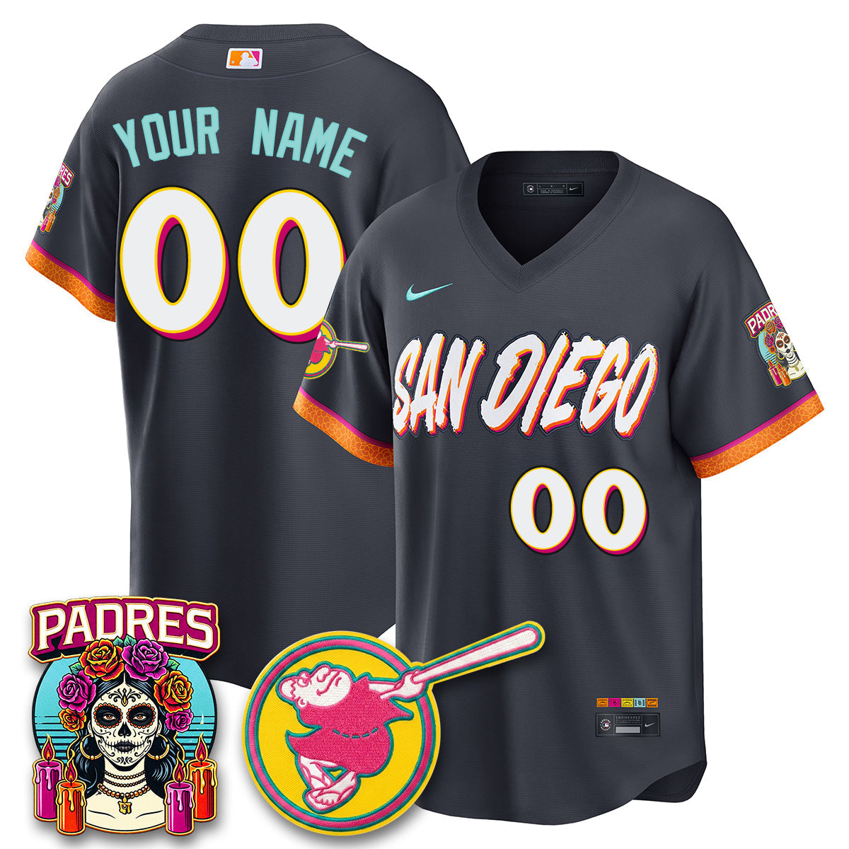 SD 2026 City Connect Vapor Limited Custom Jersey - Stitched