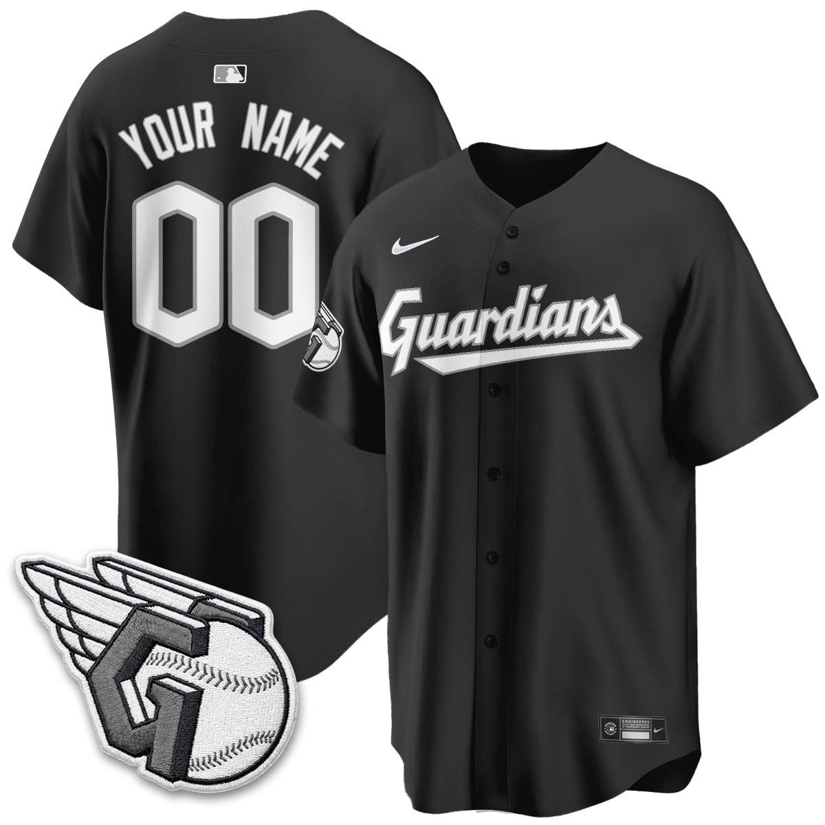 CLE 2026 Black Out Style Limited Vapor Custom Jersey - All Stitched