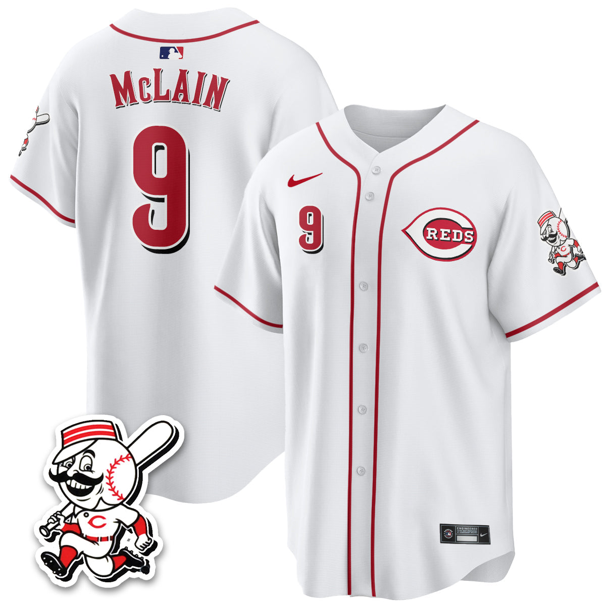 Cincinnati Reds 2026 City Connect Limited Vapor Jersey - All Stitched