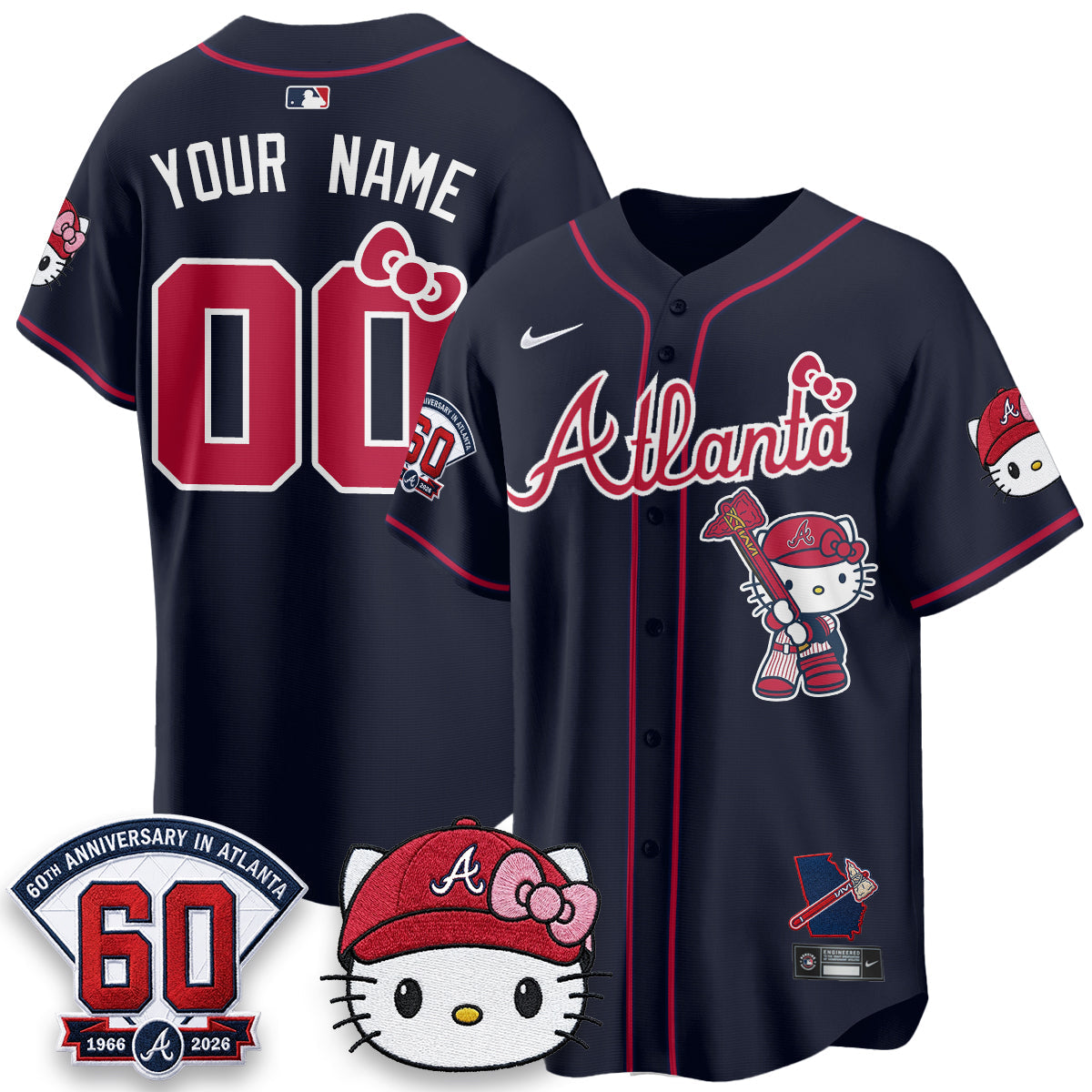 ATL x Meow KT 2026 Vapor Limited Custom Jersey - All Stitched