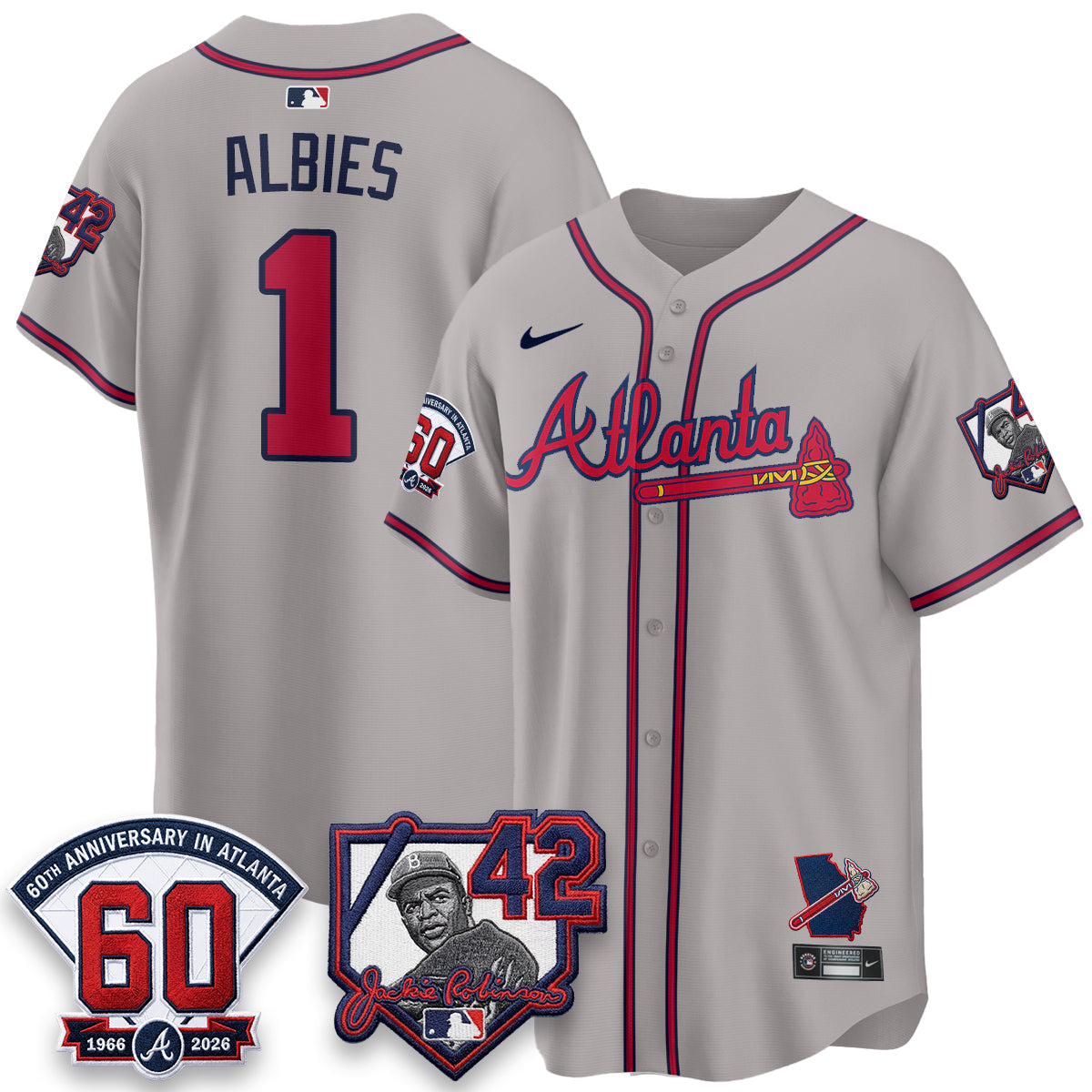 Atlanta Braves 2026 Jackie Robinson Day Vapor Limited Jersey - All Stitched