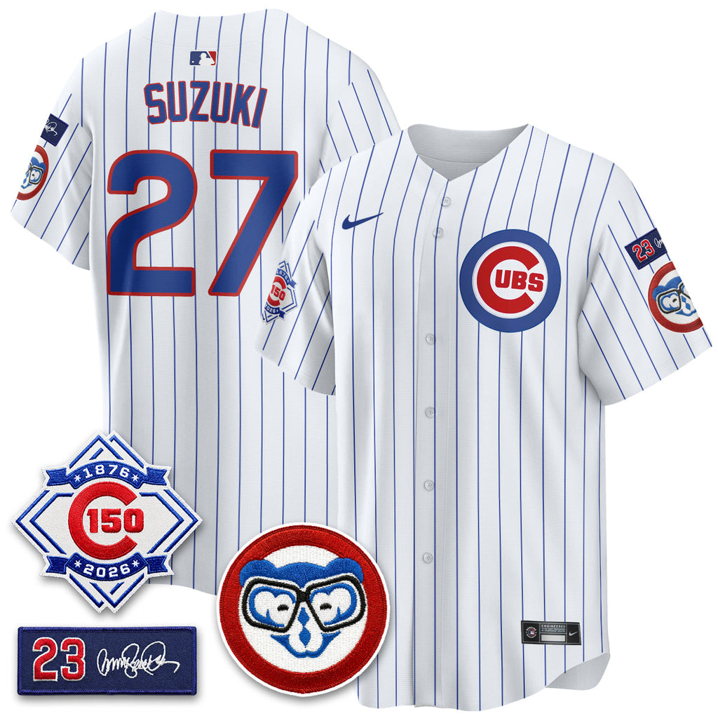 Chicago Cubs 150th Anniversary Holy Cow Vapor Premier Limited Jersey - All Stitched