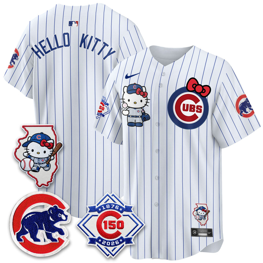 Chicago Cubs x Meow KT Vapor Premier Limited Jersey - All Stitched V2