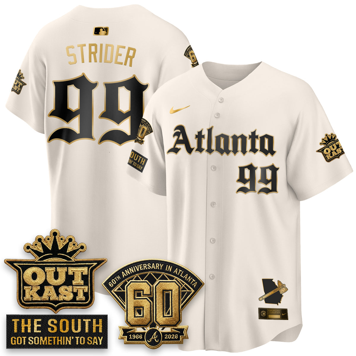 Atlanta Braves 2026 Gothic Edition Vapor Limited Jersey - All Stitched