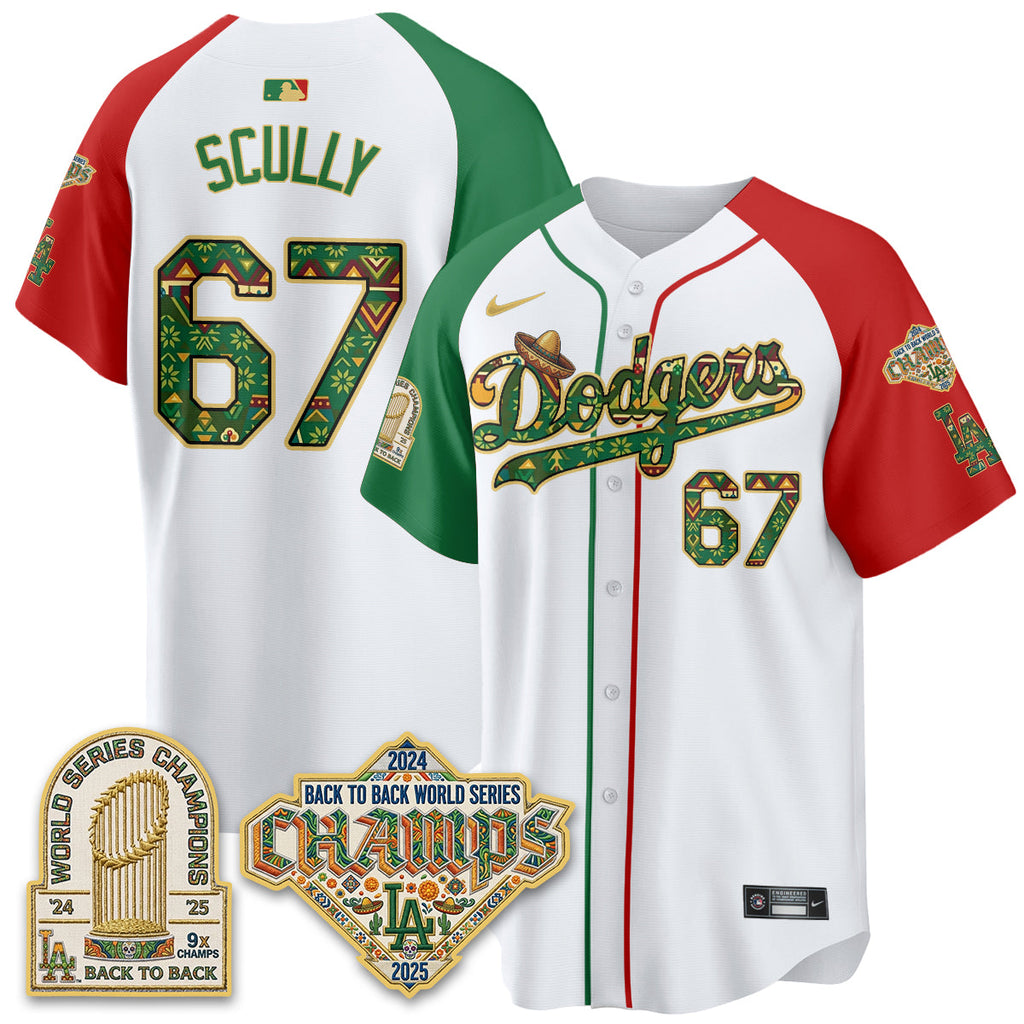 Los Angeles Dodgers x Mexican Heritage 2026 Limited Vapor Jersey - All Stitched