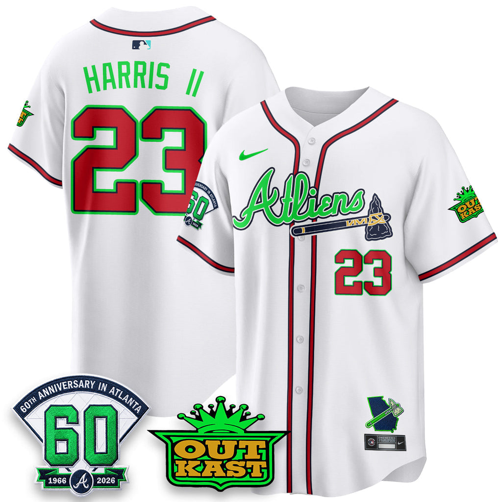 ATL x Atliens Cool Base Galaxy Version Jersey - Stitched (44)