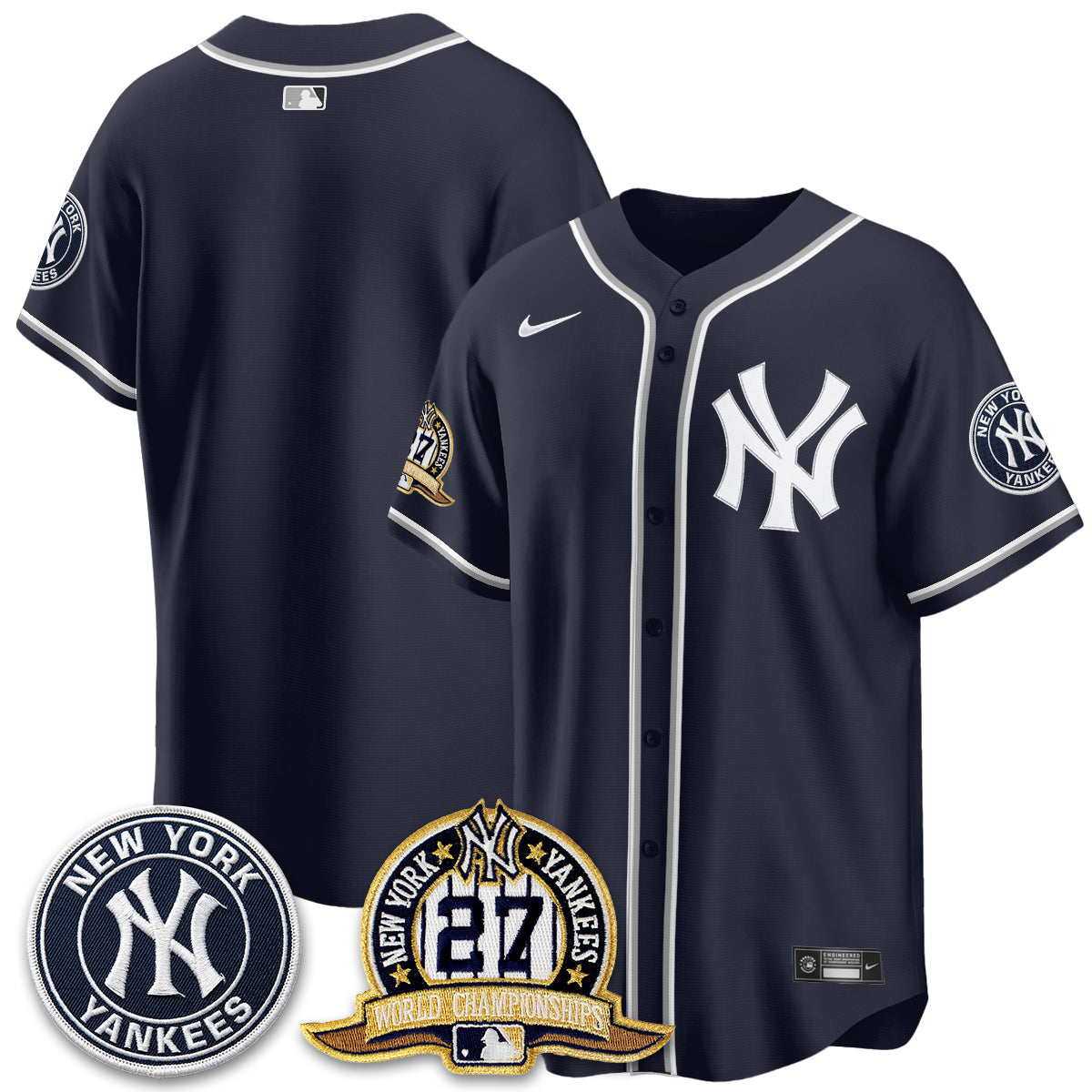 New York Yankees 2026 Black Out Style Vapor Limited Jersey - All Stitched