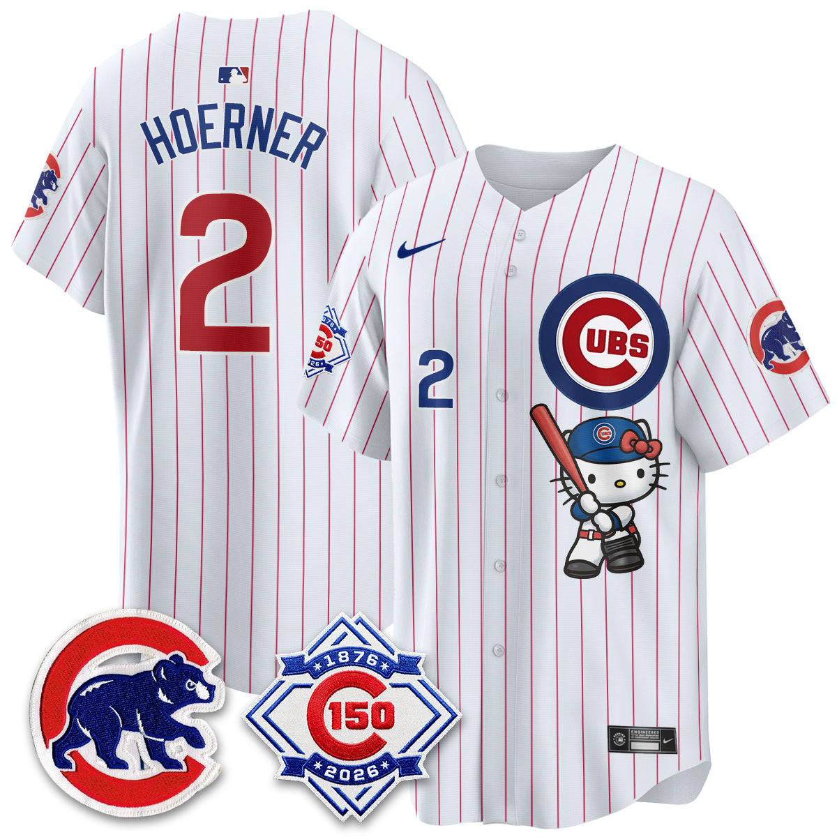 Chicago Cubs x Meow KT Vapor Premier Limited Jersey - All Stitched