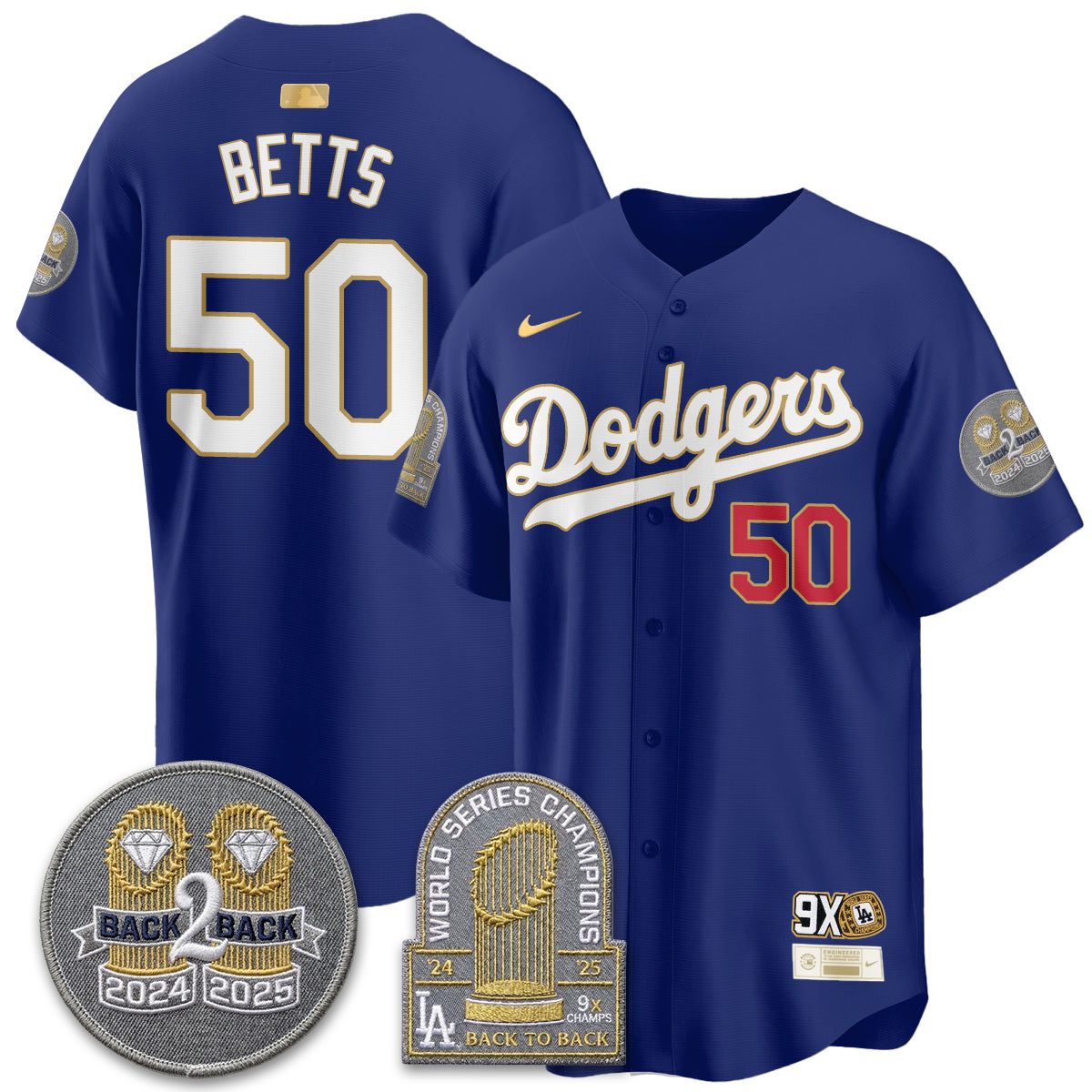 LAD Vapor Limited Jersey - Back to Back Champion - Stitched