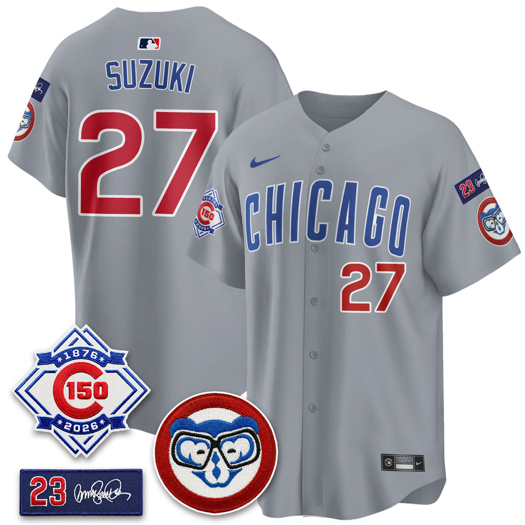 Chicago Cubs 150th Anniversary Holy Cow Vapor Premier Limited Jersey - All Stitched