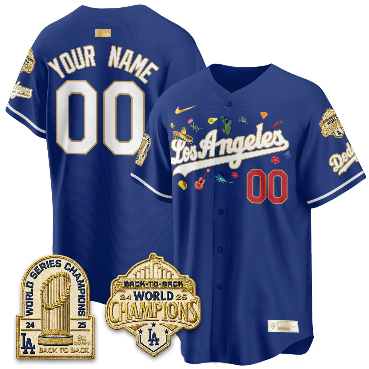 LAD Mexican Heritage 2026 Premier Limited Vapor Custom Jersey - All Stitched