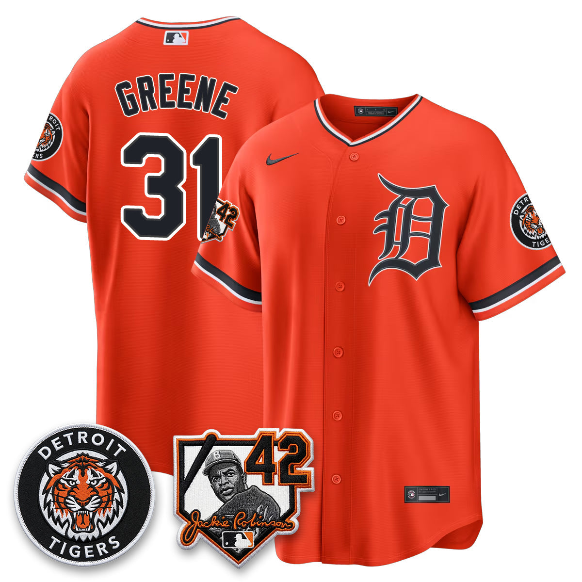 Detroit Tigers 2026 Jackie Robinson Day Vapor Limited Jersey - All Stitched