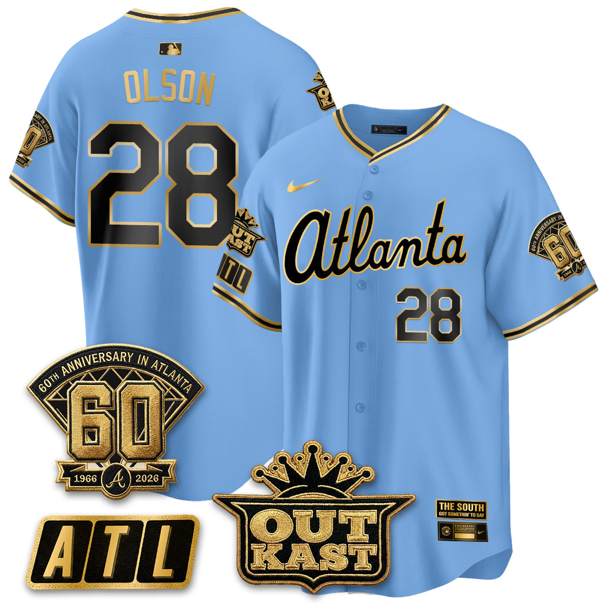 Atlanta Braves 2026 Gothic Edition Vapor Limited Jersey - All Stitched