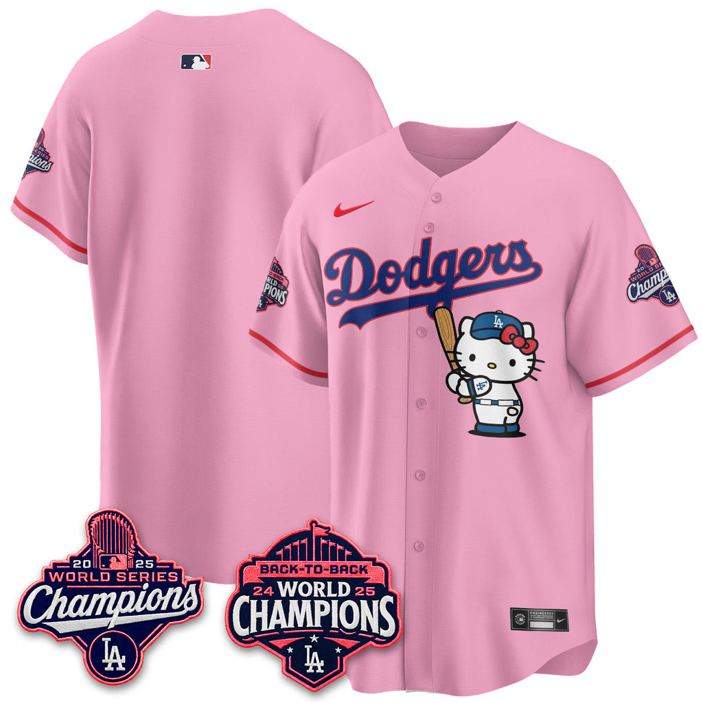 Los Angeles Dodgers x Hello Kitty Night 2026 Vapor Jersey - All Stitched