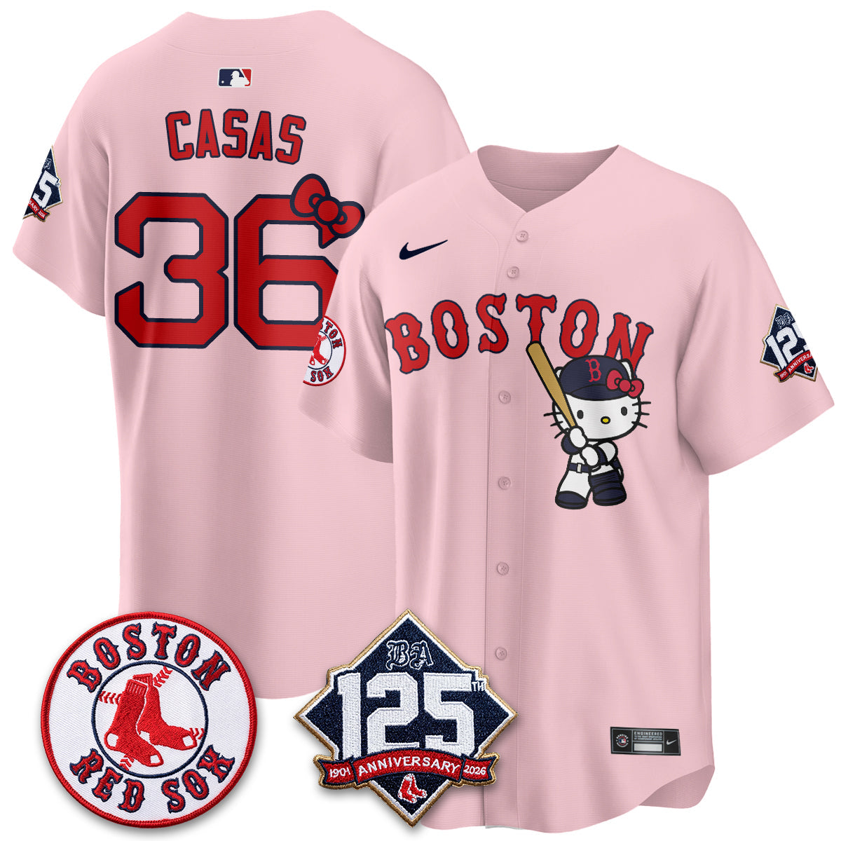BOS x Meow KT Vapor Limited City Connect Jersey - Stitched