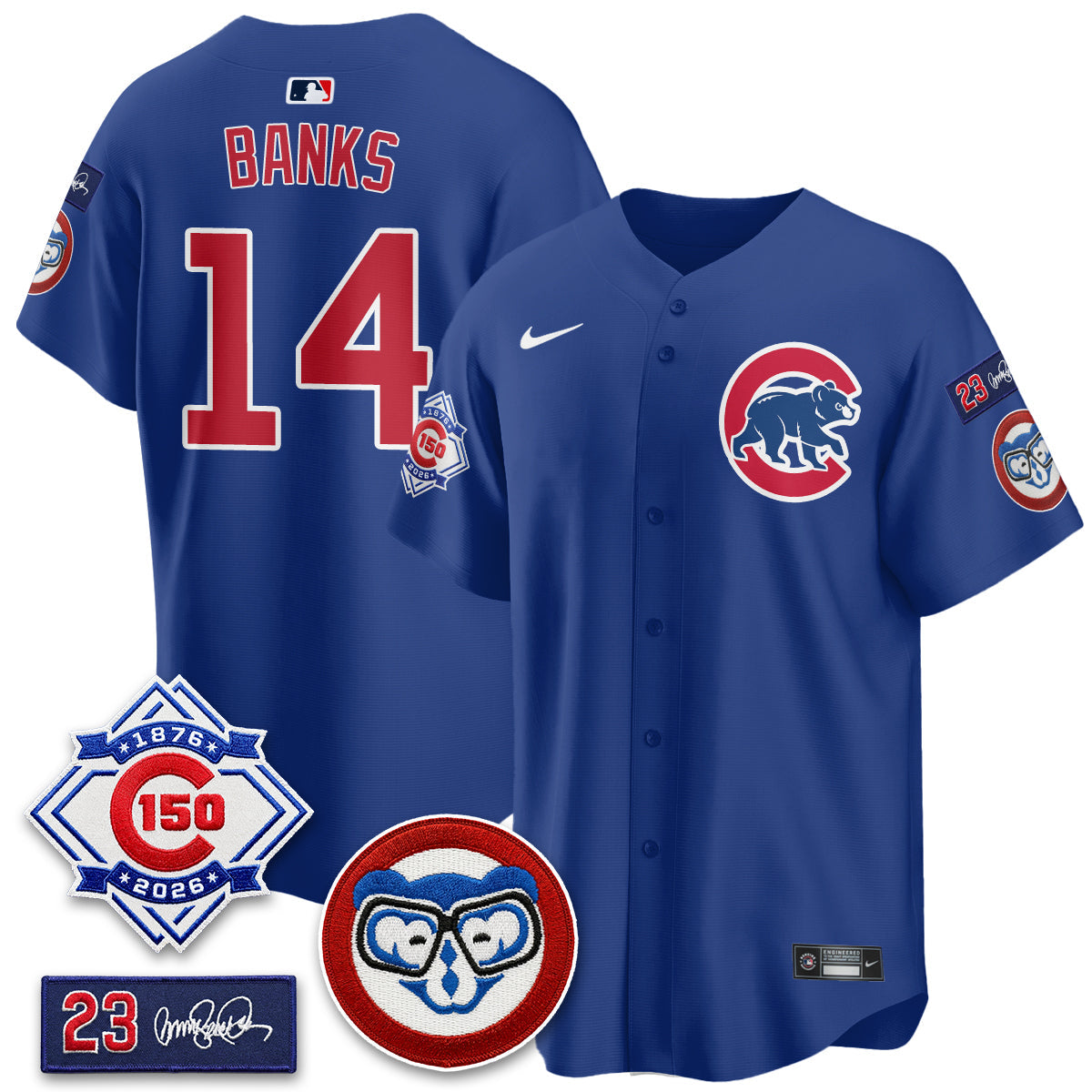 Chicago Cubs 150th Anniversary Holy Cow Vapor Premier Limited Men Jersey - All Stitched