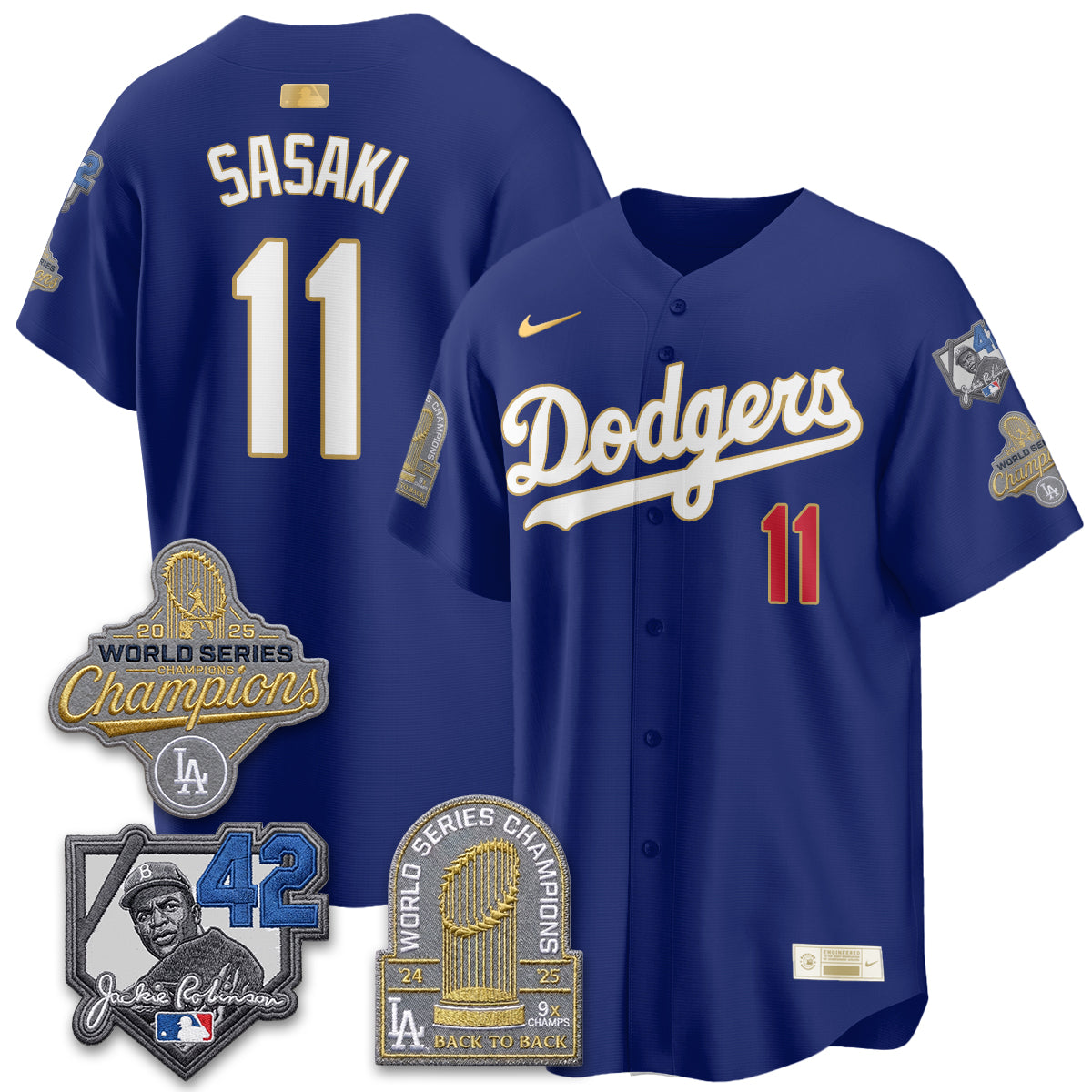 LAD 2026 Jackie Robinson New Era Vapor Limited Jersey - All Stitched