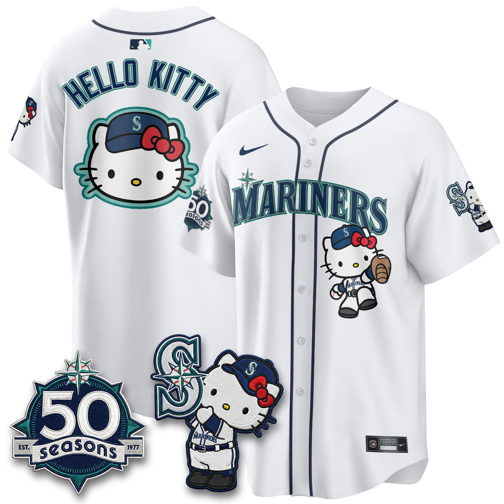 Seattle Mariners x Meow KT Night Limited Jersey - All Stitched V2