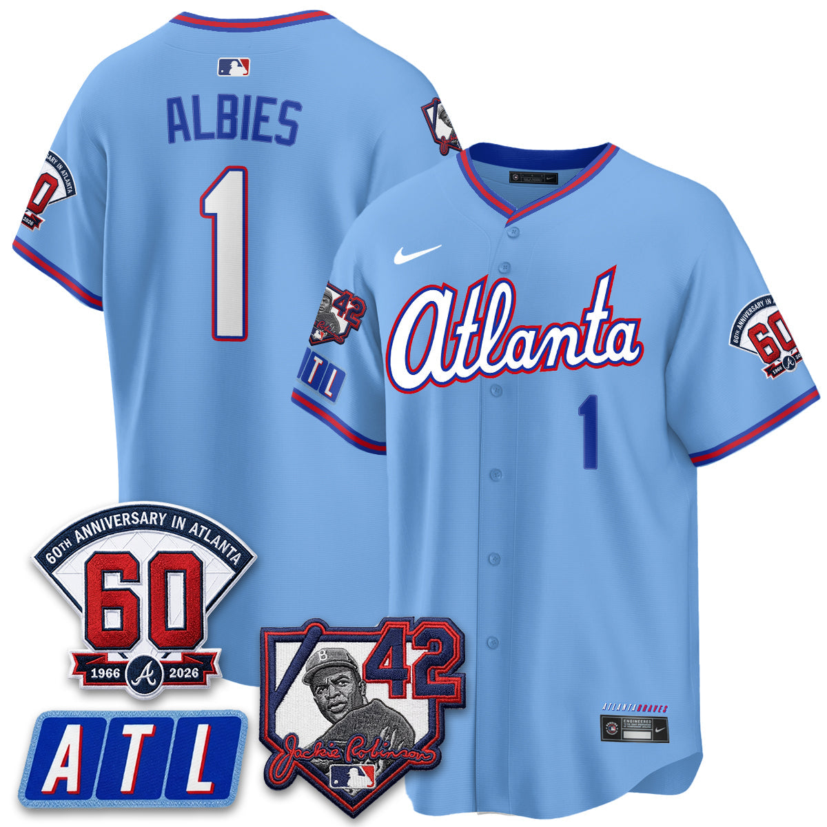 Atlanta Braves 2026 Jackie Robinson Day Vapor Limited Jersey - All Stitched